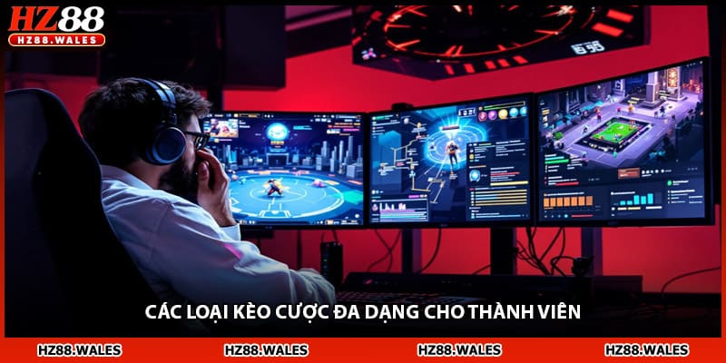 Các loại kèo cược đa dạng cho thành viên